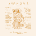 Gráfica con humor animal chileno