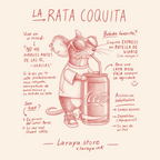 Polera Blanca Rata Coquita