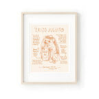 Póster Ilustración Erizo juguito