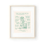 Póster Ilustración Salchichela