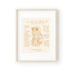 Póster Ilustración Vieja Sapa