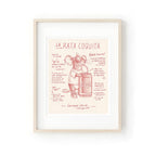 Póster Ilustración Rata coquita