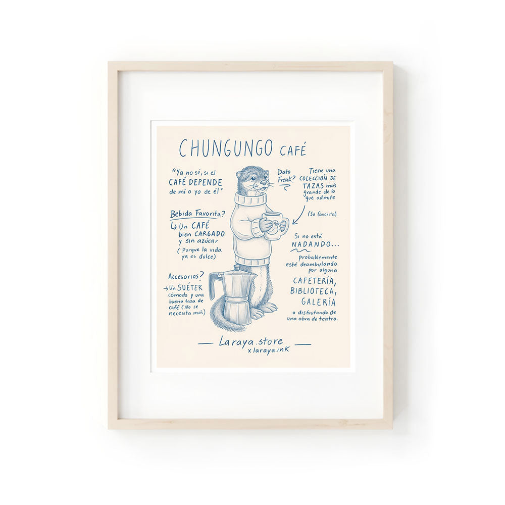 Póster Ilustración Chungungo