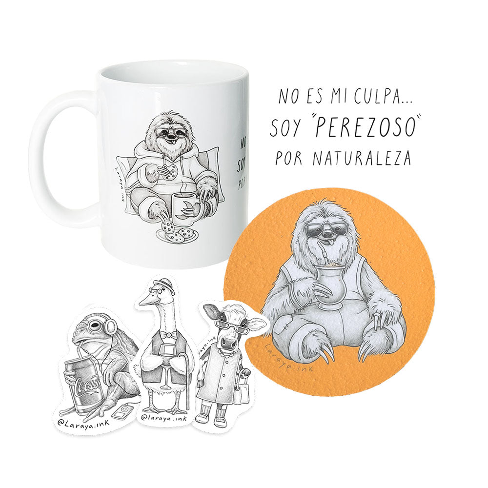 Pack Regalo | Tazón + Posavasos + Stickers