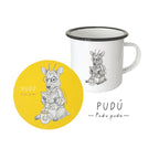 Tazón Fauna Enlozado + Posavasos