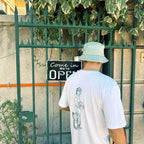 Polera Blanca Chungungo Cafetero