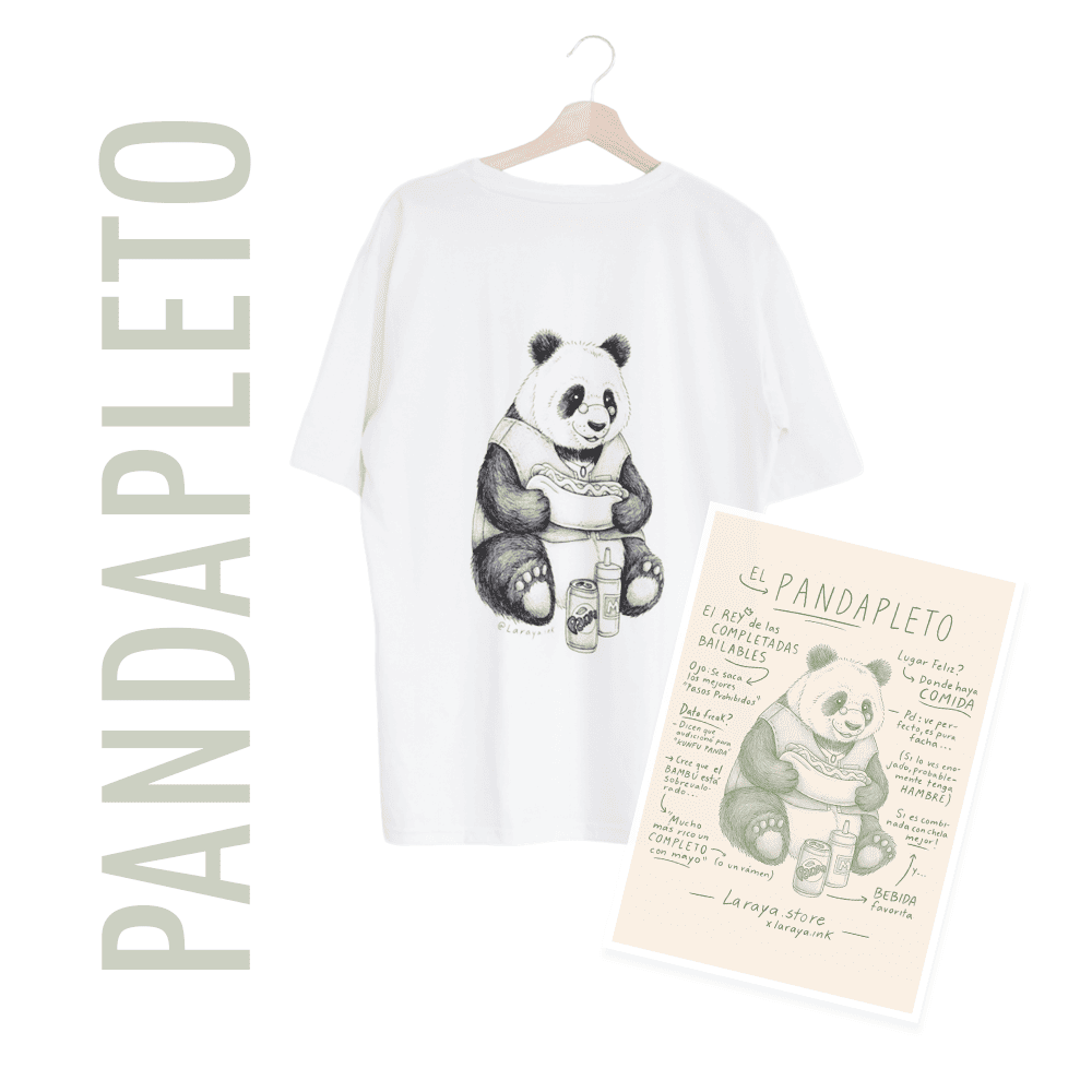 Pack regalo | Polera + Póster Pandapleto