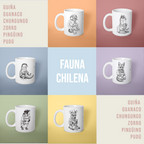 Pack Tazas Fauna Chilena (x6)