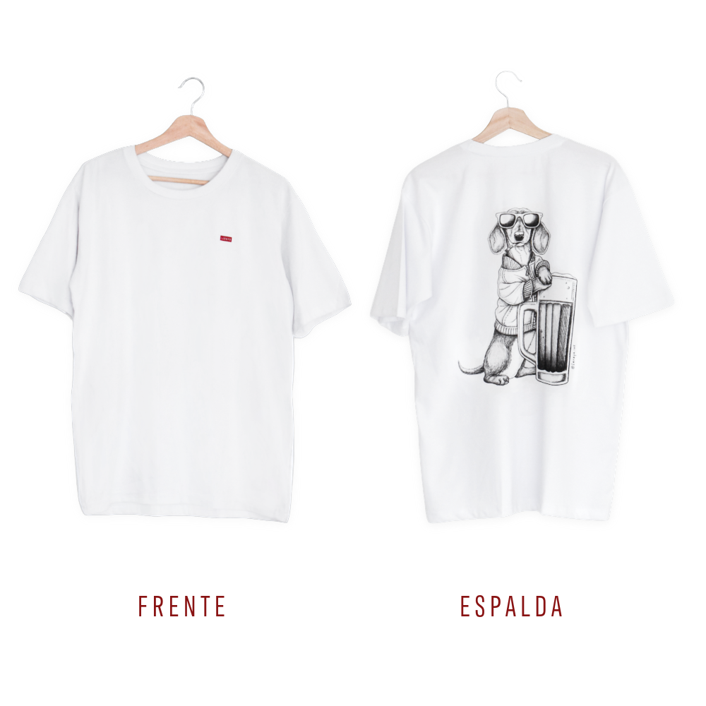 Polera Blanca Salchichela