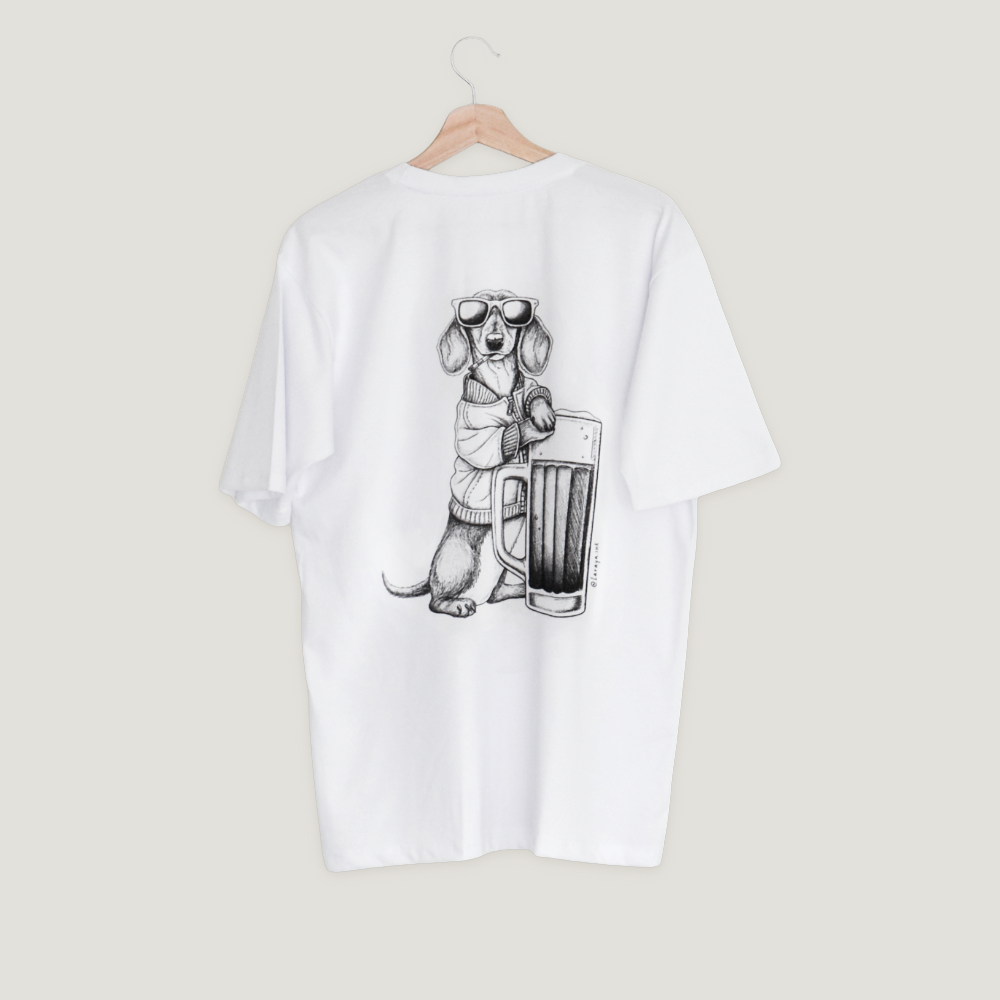 Polera Blanca Salchichela