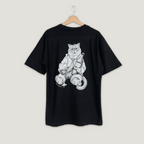 Polera Negra Gato Borracho