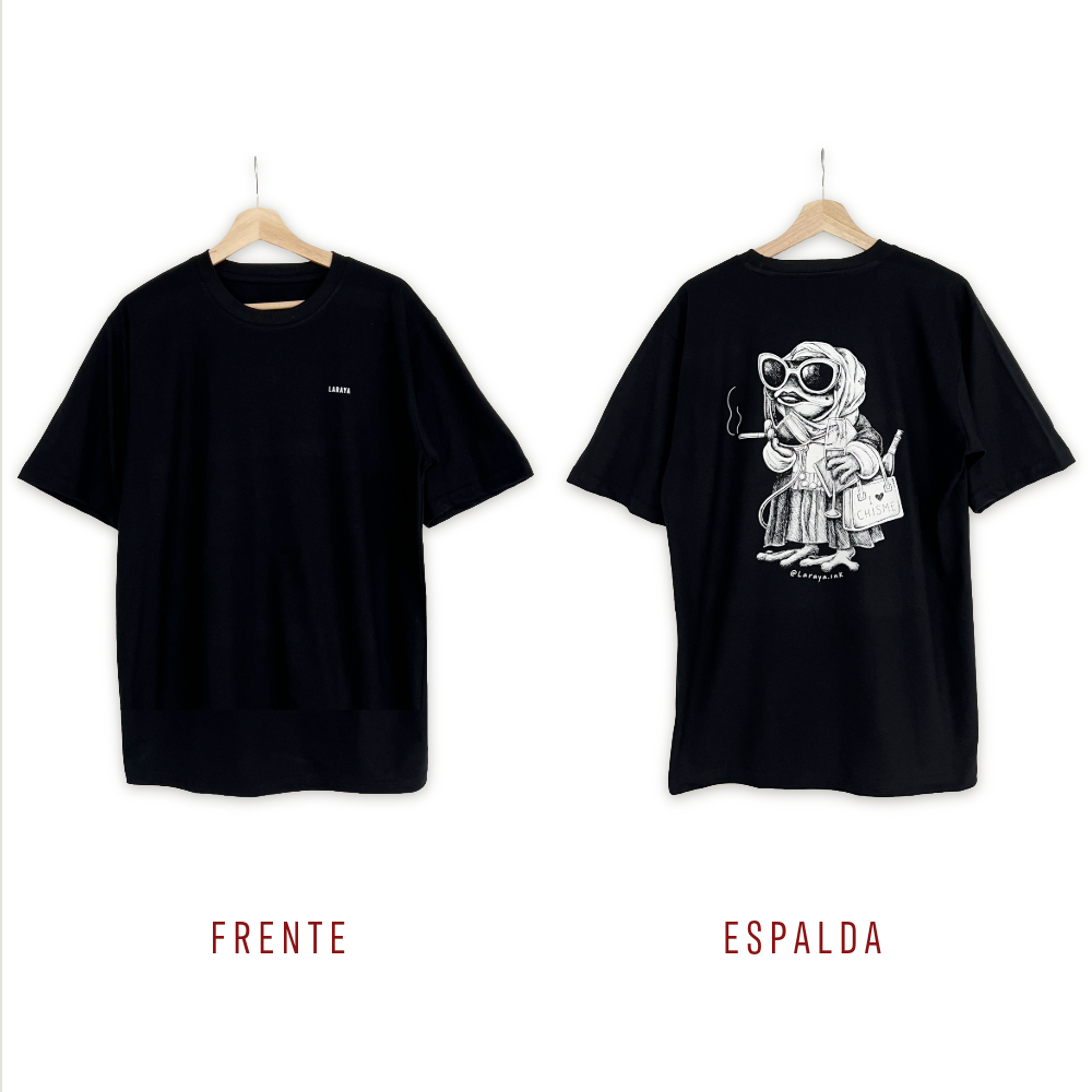 Polera Negra Vieja Sapa