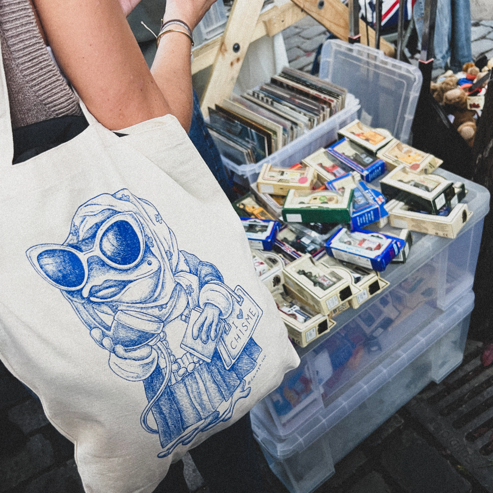 Totebag Ilustrada Vieja Sapa