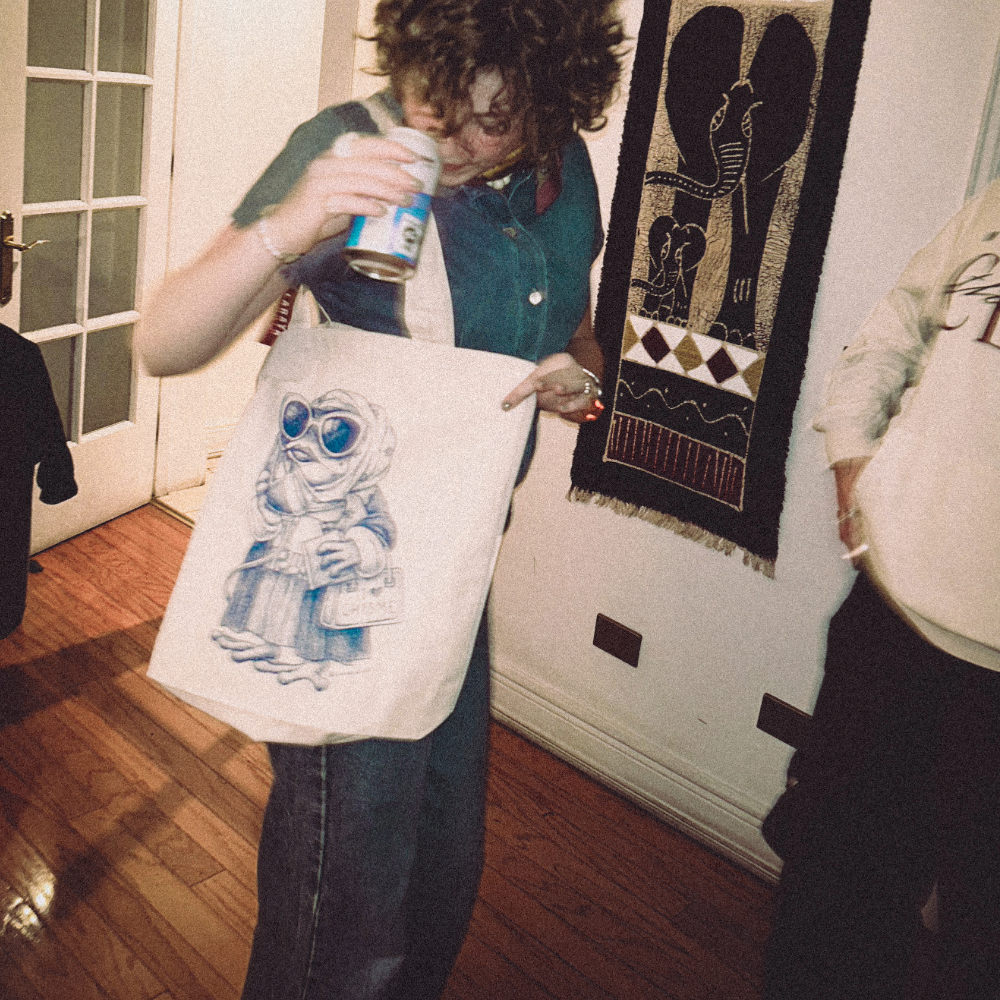 Totebag Ilustrada Vieja Sapa