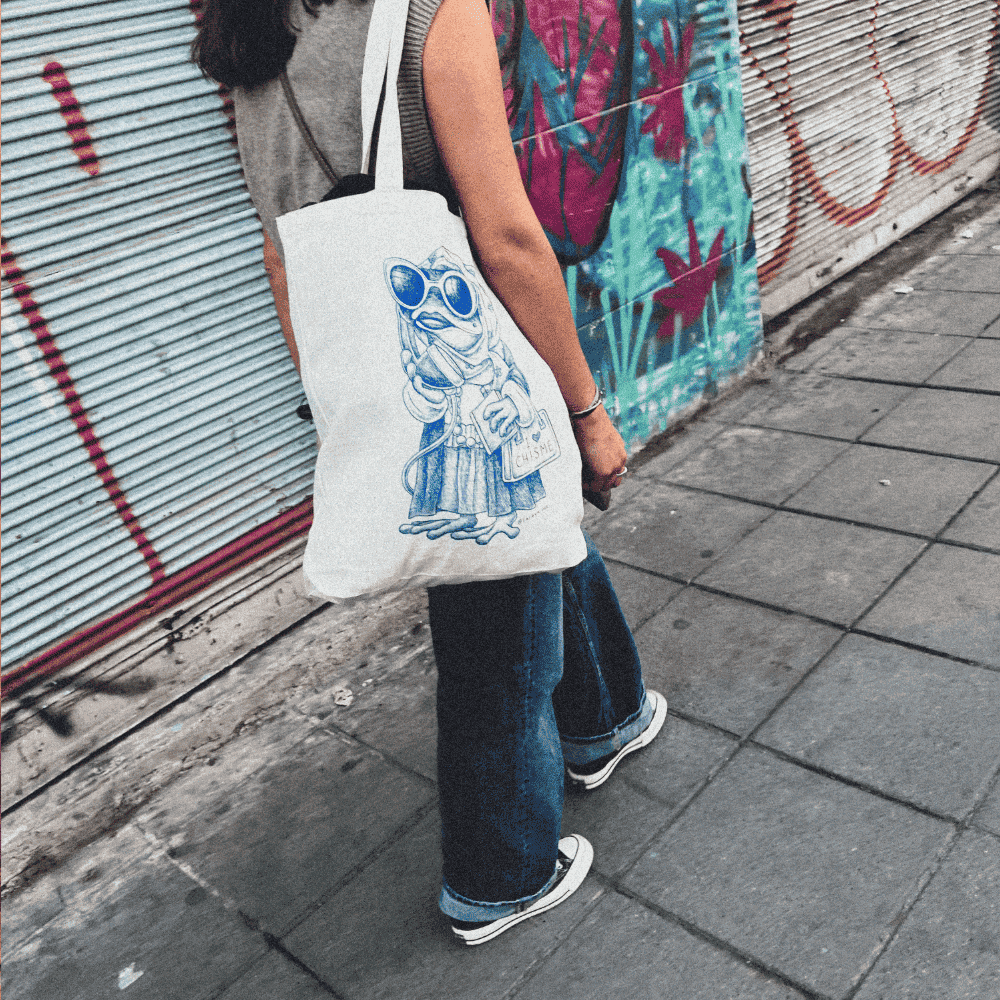 Totebag Ilustrada Vieja Sapa