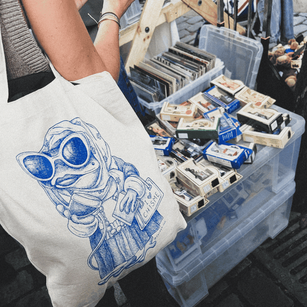 Totebag Ilustrada Vieja Sapa