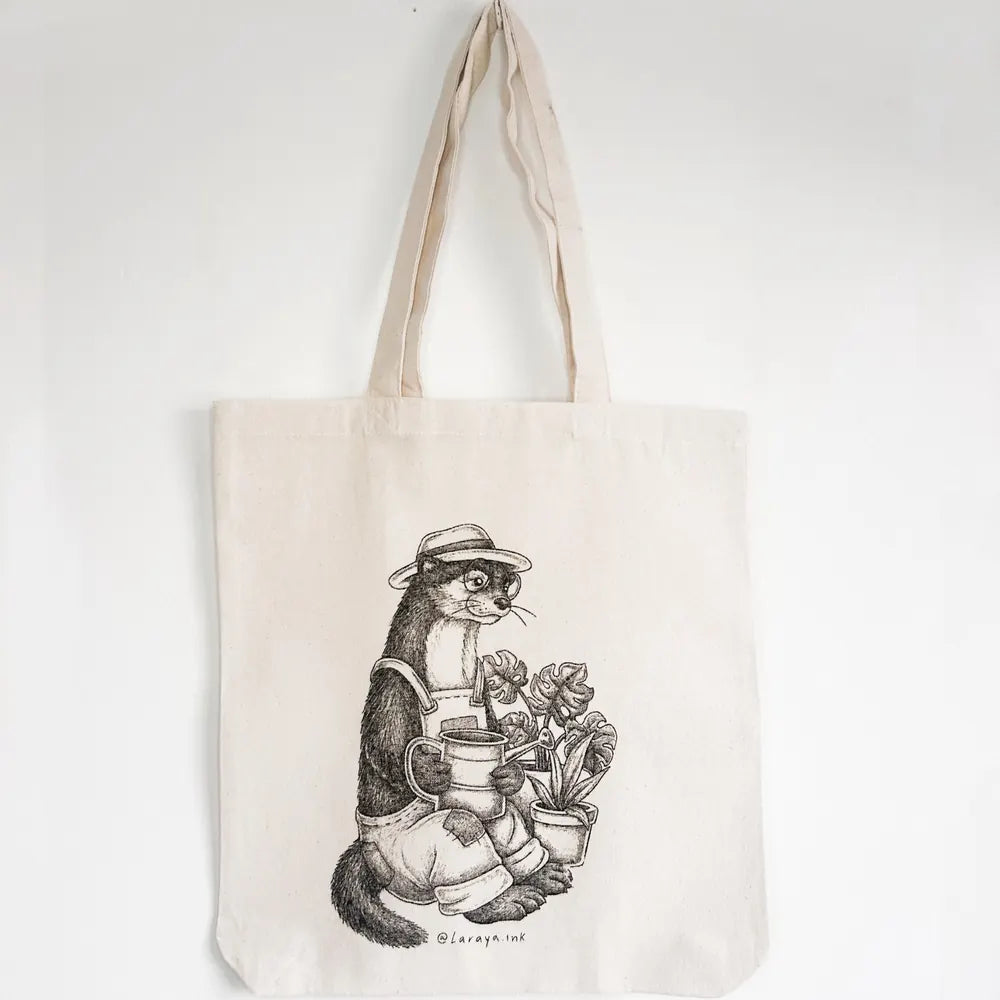 Totebag Ilustrada Chungungo Jardinero