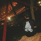 Polera Negra Gato Borracho