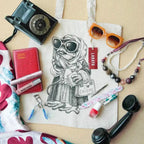 Totebag Ilustrada Vieja Sapa